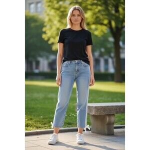 Forever 21 Women’s Light Wash Denim Jeans Size 28 Y2K Retro 90’s Casual